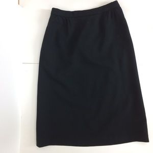 80’s Vintage black skirt lined